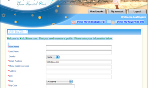 Create a Profile